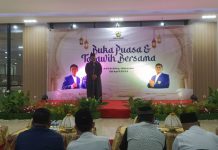 Jalin Silaturahmi, KNPI Sulsel Gelar Bukber dan Sholat Tarawih Berjamaah FOTO: Andi Amar Ma'ruf Sulaiman Ketua Panitia Buka BERSAMA DPD KNPI Sulsel dan OKP