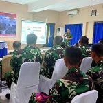 Prajurit Petarung Yonmarhanlan VI Terima Sosialisasi Advokasi dan Asistensi Dinas Hukum Angkatan Laut FOTO: Segenap Prajurit Petarung Batalyon Marinir Pertahanan Pangkalan (Yonmarhanlan) VI menerima sosialisasi Advokasi dan Asistensi Dinas Hukum Angkatan Laut Ta. 2023 bertempat di Gedung PP Jaladri Lantamal VI, Jalan Yos Sudarso No.308 Ujung Tanah, Kota Makassar. Selasa (11/04/2023).