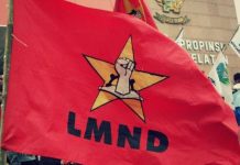 Aksi Demonstrasi Berujung Tindakan Represif, LMND Kecam Tindakan Polres Palopo FOTO: Bendera Liga Mahasiswa Nasional untuk Demokrasi (LMND)