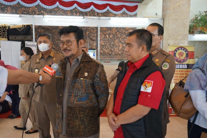 FOTO: Mentan Syahrul Yasin Limpo dan Anggota Komite II DPD RI, Aji Mirni Mawarni