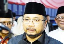 Jumat Muhammadiyah Lebaran, Kemenag: Kamis Sidang Isbat Awal Syawal 1444 H FOTO: Menteri Agama Yaqut Cholil Qoumas