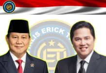 Loyalis Erick Thohir Dukung Prabowo Subianto Berpasangan ET untuk Pilpres 2024