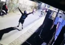 Tejo Bebas, BMI Pertanyakan Kasus Pengrusakan Masjid, Kasatreskrim: Masih Ditindak Lanjuti Foto tangkap layar dari video pelaku kekerasan di Tallo.