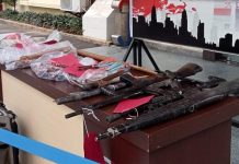 Polrestabes Makassar Bongkar Pabrik serta Gudang Busur dan Senapan, BMI Minta Pihak Kepolisian Ungkap Pihak Pemesan FOTO: Busur, Anak Panah dan Senapan Angin yang disita dari Pabrik dan Gudang oleh Tim Penikam Polrestabes Makassar di Kecamatan Tallo, Kota Makassar.