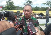 Danrem 172/PWY: Penyerangan Koramil Kurulu Adalah Upaya Provokasi FOTO: Komandan Korem 172/PWY Brigjen TNI J.O Sembiring