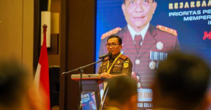 FOTO: Wakil Kepala Kejaksaan Tinggi (Kajati) Sulawesi Selatan, membuka kegiatan Pra Musyawarah Perencanaan Pembangunan (Musrenbang) Kejaksaan Tinggi SulSel Tahun 2023, Kamis (04/05/2023) bertempat di Hotel Rindra Makassar.