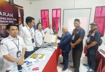 Partai Nasdem Kota Tual Resmi Serahkan Berkas Bacaleg Ke Kantor KPU