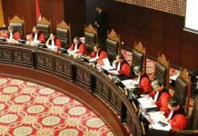 MK Putuskan Pilkada Ulang di Kota Palopo Tanpa Mengikutkan Trisal Tahir Ilustrasi sidang di Mahkamah Konstitusi