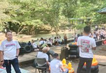 Begini Keseruan Acara Halal Bihalal HCCI Honda Cityzen Chapter Makassar dengan Touring Pendek ke Kawasan Wisata Bantimurung FOTO: Komunitas HCCI Honda Cityzen chpater makassar gelar halal bihalal yang diselenggarakan di Wisata bantimurung pada hari Kamis (18/5/2023).