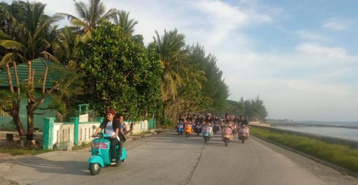 FOTO: Kabupaten Kepulauan Selayar, Sulawesi Selatan dan memeriahkan penyelenggaraan scooter day tahun 2023 yang dipusatkan pelaksanaannya di kota Bumi Tanadoang, Sabtu, (20/5) sore.