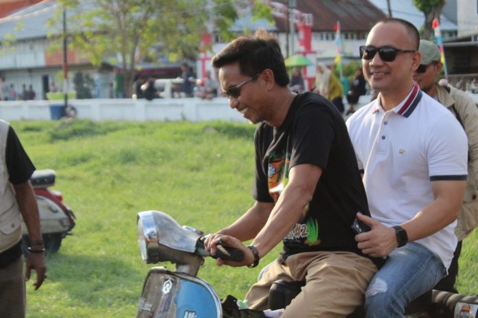 FOTO: Kepala Dinas Pariwisata dan Kebudayaan (Kadis Budpar), Muhammad Arsyad, SKM, M.Kes., M.Sc.PH, hadiri Perayaan scooter day gelombang kedua, tahun 2023