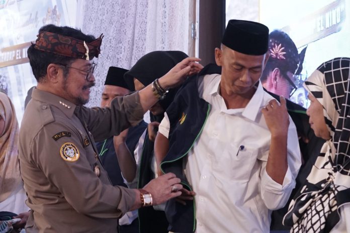 FOTO: Menteri Pertanian Syahrul Yasin Limpo (Mentan SYL) membuka pelatihan petani dan PPL di Balai Besar Pelatihan Pertanian (BBPP Lembang). Sampai hari ini, sudah 13 juta penyuluh dan petani. 