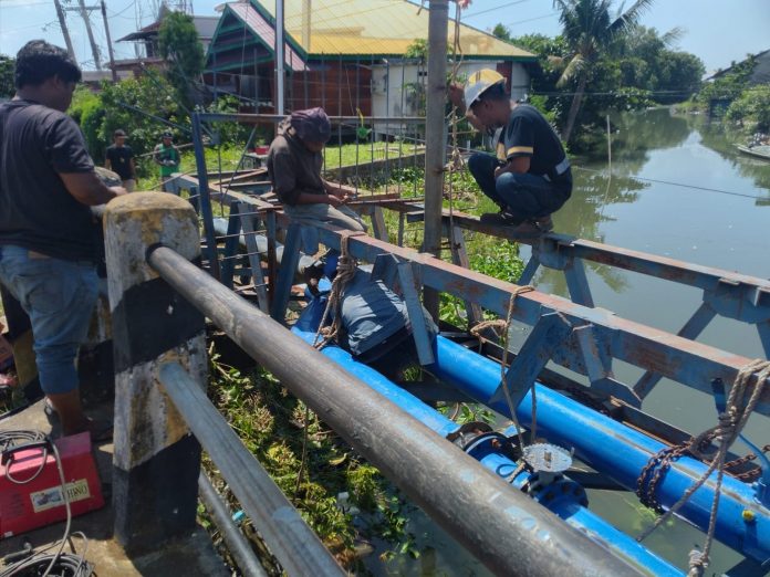 Perumda TM Kota Palopo lakukan pemasangan mesin pompa pressure