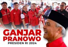 Relawan Sahabat Ganjar Datangi PDIP Kutai Timur, Siang Geah: Bangun Sinergitas FOTO: Relawan Sahabat Ganjar Wilayah Kutai Timur mendatangi sekretariat DPC PDI Perjuangan Kabupaten Kutai Timur di Jalan Soekarno Hatta. Minggu, (4/6/2023)