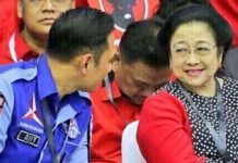 Bursa Cawapres Ganjar Pranowo, Ada Nama AHY FOTO: Kiri Agus Harimurti Yudhoyono (AHY) dan Ketua Umum PDIP Megawati Soekarnoputri pada kesempatan lainnya.