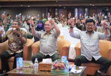 Mentan SYL di Hari Keamanan Pangan, Ajak Semua Pihak Jaga Pangan Indonesia FOTO: Menteri Pertanian Syahrul Yasin Limpo hadiri puncak peringatan hari kemananan pangan sedunia atau World Food Safety Day (WFSD) yang digelar di Auditorium Kantor Pusat Kementan, Jakarta. Kamis, 8 Juni 2023.