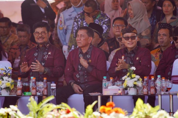 FOTO: Menteri Pertanian Syahrul Yasin Limpo, hadir pada Pekan Nasional (PENAS) Petani Nelayan Indonesia ke-XVI yang dihelat di Padang, Sumatera Barat.