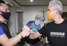 PPP Ikhlas AHY Posisi Cawapres Pendamping Ganjar Pranowo FOTO: Ketua Umum Partai Demokrat Agus Harimurti Yudhoyono dan Ganjar Pranowo (ist)