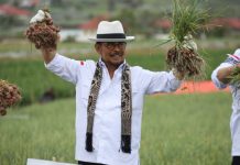 Kunjungi Solok, Mentan SYL Dorong Pengembangan Integrated Farming Kawasan Hortikultura FOTO: Menteri Pertanian Syahrul Yasin Limpo mendorong pengembangan integrated farming kawasan hortikultura di Kabupaten Solok, Sumatera Barat