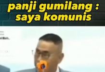 Ngaku Komunis, BMI Ingatkan Pemerintah dan Kepolisian Pernyataan Panji Gumilang dapat Memicu Konflik Foto tangkap layar dari Akun TikTok @inverno.channel atas pengakuan pimpinan ponpes Al Zaytun Panji Gumilang bahwa dirinya adalah komunis.