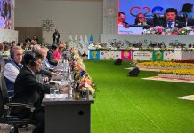 Mentan SYL Ajak Negara G20 Perkuat Kemitraan Wujudkan Transformasi Pertanian Berkelanjutan FOTO: Menteri Pertanian Syahrul Yasin Limpo di Forum G20 India, Minggu, 18 Juni 2023