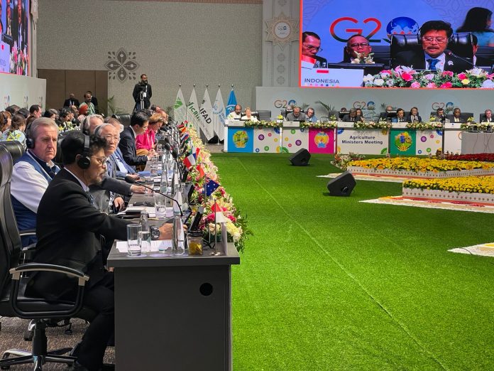 FOTO: Menteri Pertanian Syahrul Yasin Limpo di Forum G20 India, Minggu, 18 Juni 2023