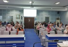 Workshop Publikasi Internasional di FIKP UNHAS FOTO: PMU FIKP UNHAS menyelenggarakan Pelatihan Publikasi Jurnal Internasional pada Senin (19/06).