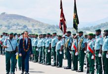 Presiden Jokowi Berkunjung ke Papua Nugini FOTO: Presiden Joko Widodo atau Jokowi tiba di Bandara International Jacksons, Port Moresby, Papua Nugini, Rabu (05/07/2023) sekitar pukul 11.00 waktu setempat.