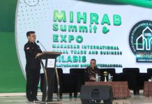 Mentan SYL ajak Sodagar Indonesia Dukung Percepatan Produksi Pertanian FOTO: Menteri Pertanian Syahrul Yasin Limpo saat menghadiri Silabis International (MIHRAB Ikatan Sodagar Muslim Indonesia ISMI dan Summit Expo 2023 di Kota Makassar, Rabu, 5 Juli 2023.