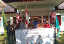 Tegas, Empat Himpunan Mahasiswa Asal Papua Selatan Tolak Keberadaan Kebun Kelapa Sawit Diatas Tanah Adat Awyu di Bovendigul FOTO: Himpunan Kekeluargaan Mahasiswa Asmat (HKMA), Ikatan Pelajar Mahasiswa Merauke (IPMM), Himpunan Mahasiswa Mappi (HMMA) dan Ikatan Mahasiswa Bovendiguel (IMB) Akan terus berkomitmen peduli terhadap Tanah Adat Masyarakat Marga Woro, Suku Awyu.