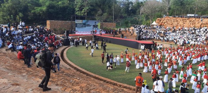 FOTO: Suasana Rapat Kerja Nasional (Rakernas) XVI Asosiasi Pemerintah Kota Seluruh Indonesia (APEKSI) 2023 siap digelar di Dusun Tokka, Desa Marannu, Kecamatan Moncongloe, Kabupaten Maros, Sulawesi Selatan. Senin (10/7/2023)