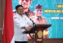 Mentan SYL: Pentingnya Birokrasi Bertransformasi di Era Digital FOTO: Syahrul Yasin Limpo (Mentan SYL) saat membuka Pelatihan Kepemimpinan Nasional Tk. II Angkatan XXV di Balai Besar Pelatihan Manajemen Kepemimpinan Pertanian (BBPMKP) Ciawi, Bogor.