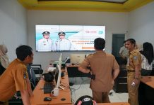 Diskominfo Bulukumba-Bantaeng Sharing Program FOTO: Kadis Kominfo Kabupaten Bantaeng Subhan bersama beberapa pejabat yang mendampingi di Kantor Diskominfo dan Persandian Kabupaten Bulukumba, Selasa 11 Juli 2023.