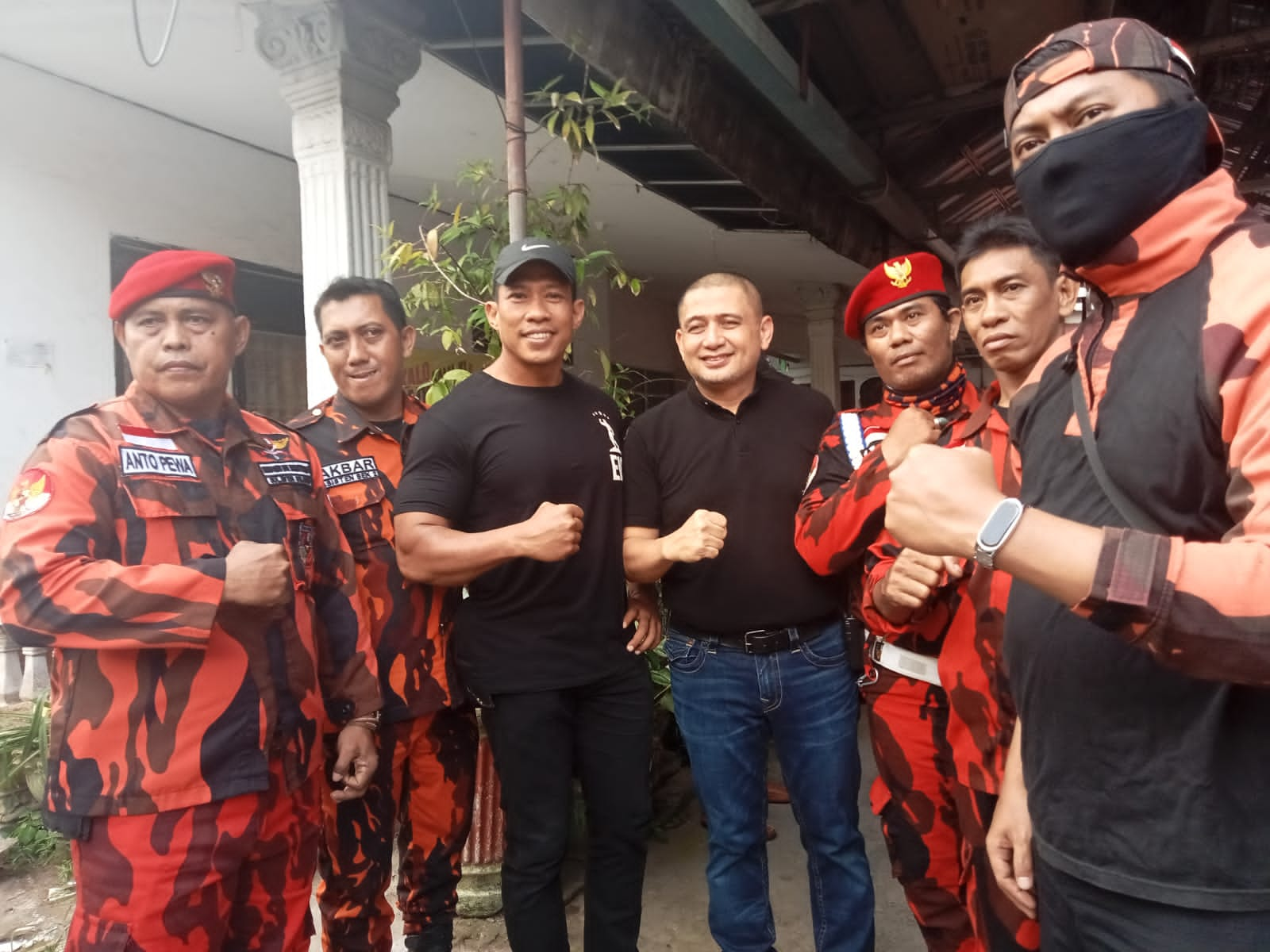 FOTO: Munafri Arifuddin bersama Ketua Koti Pemuda Pancasila Andi Usman