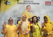 Mereka 4 Srikandi, Siap Menangkan Partai Golkar FOTO: Dari Kiri Warni Saharuddin, Ratna Raki, Sri dan Hj. Hamriana