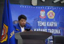 Temu Karya Usai, Zulkifli Nahkodai Karang Taruna Makassar, Wirabuana: Kebaikan untuk Semua FOTO: Muhammad Wirabuana, Ketua Temu Karya Karang Taruna ke VIII Kota Makassar 2023