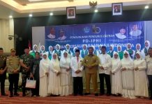 Pengukuhan Pengurus Persaudaraan Haji Jayawijaya, Kodim 1702/JWY Ajak Tingkatkan Toleransi FOTO: Pasiter Kodim 1702/JWY Kapten Inf Nur Abdillah hadiri Pengukuhan Pengurus Daerah Ikatan Persaudaraan Haji Indonesia (PD-IPHI) Kabupaten Jayawijaya Periode 2023-2028, bertempat di Aula Hotel Baliem Pilamo, Jl. Trikora, Distrik Wamena, Kabupaten Jayawijaya, Provinsi Papua Pegunungan, Senin (17/07/2023).