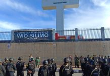 Demo di Wamena, TNI-Polri Antisipasi dengan Apel Gabungan FOTO: Apel gabungan TNI-Polri dalam rangka pengamanan Antisipasi aksi unjuk rasa oleh kelompok ULMWP bertempat di depan Tugu salib Wamena Jl. Yos Sudarso, Distrik Wamena, Kabupaten Jayawijaya, Provinsi Papua Pegunungan, Rabu (19/07/2023).