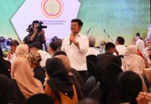 Berkontribusi Positif, Mentan Ajak Mahasiswa Masuk Bisnis Pertanian FOTO: Menteri Pertanian Syahrul Yasin Limpo saat berada di Kampus atau BUPK Polbangtan Gowa, Jumat, 21 Juli 2023.
