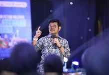 Mentan SYL Ajak Anak Muda Indonesia Kembangkan Pertanian Untuk Masa Depan Bangsa FOTO: Menteri Pertanian Syahrul Yasin Limpo saat menghadiri sarasehan petani milenial lokal champion 2023 di Makassar, Sulawesi Selatan, Jumat, 21 Juli 2023.