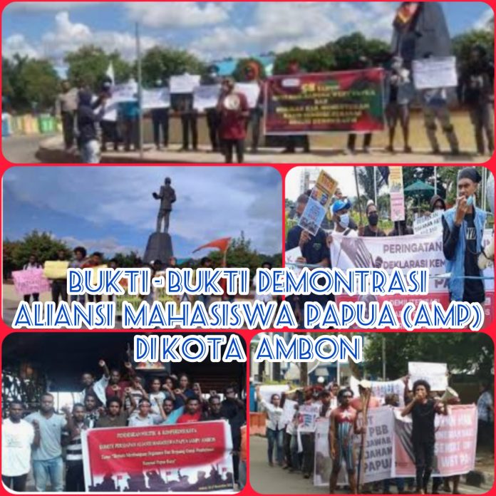 Player aksi Aliansi Mahasiswa Papua (AMP)