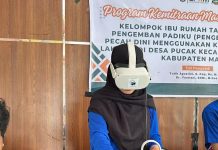 UMI dan Unimerz berkolaborasi Jadikan Pucak menjadikan Desa Sehat Serta Pusat Sentra Edukasi Kesehatan Ibu dan Anak FOTO: Salah satu mahasiswa yang terlibat dalam kegiatan Pemberdayaan Desa Binaan di Desa Pucak, Kecamatan Tompobulu, Maros.
