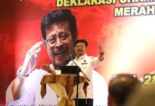 Menteri Pertanian Sebut Peran Penting Petani Champion Hadapi El Nino FOTO: Menteri Pertanian Syahrul Yasin Limpo, saat memberikan sambutan pada acara Koordinasi dan Deklarasi Champion Cabai dan Bawang Merah Nasional Menghadapi Tantangan El Nino, di Bali, 28 Juli 2023.