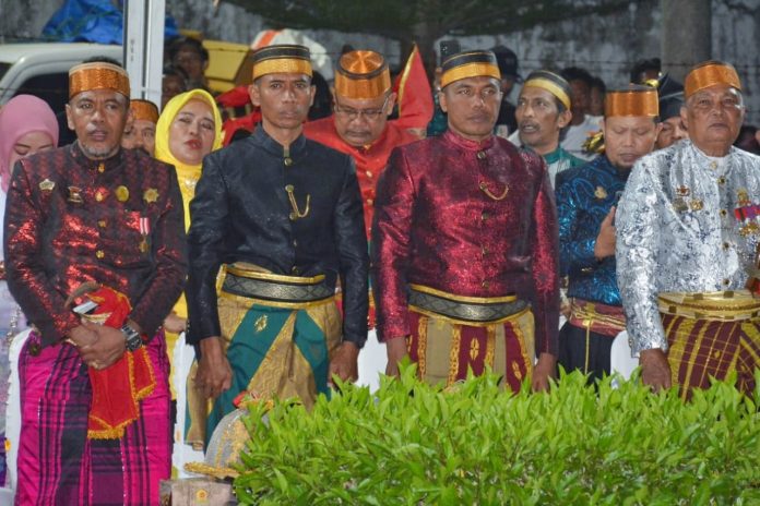 FOTO: Danyonmarhanlan VI Mayor Marinir Yusman Efendi, M.Tr. Opsla yang turut hadir langsung dalam acara ritual Bulan Muharram 