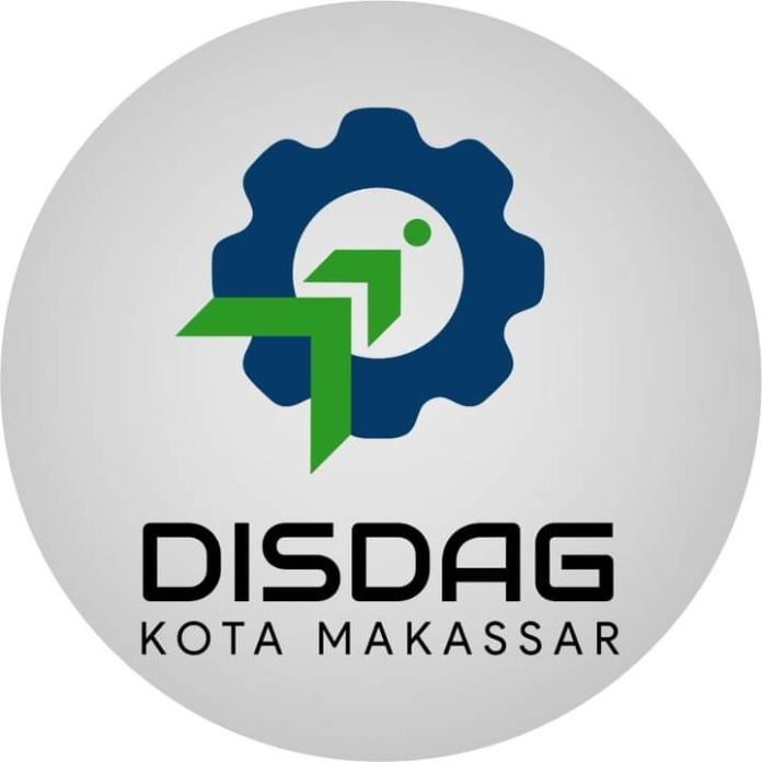 Logo Dinas Perdagangan Kota Makassar.