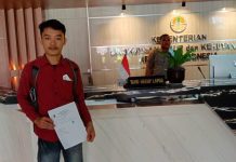 Sambangi KLHK, Aktivis Format Laporkan PT. Malea atas Dugaan Kerusakan Lingkungan di Toraja FOTO: Ketua Umum Format, Waldi saat berada di Kantor Kementerian Lingkungan Hidup dan Kehutanan (KLHK) Republik Indonesia di Jln. Jenderal Gatot Subroto, Jakarta pusat. Kamis, 04 Agustus 2023.