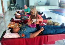 Semangat Berbagi Kebahagiaan, Prajurit Petarung Yonmarhanlan VI Makassar Laksanakan Kegiatan Donor Darah FOTO: Prajurit Yonmarhanlan VI Makassar mengikuti kegiatan sosial Donor Darah bertempat di Aula SMAN 6 Makassar. Rabu, (09/08/2023)