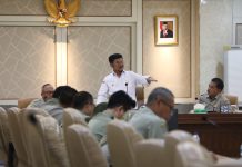 Mentan: Penelitian Pertanian Harus Jawab Tantangan Terkini dan Masa Depan FOTO: Menteri Pertanian Syahrul Yasin Limpo saat memberikan keynote speech pada Simposium Sustainable on Agriculture for Future Generation di Bogor, pada Selasa, 8 Agustus 2023.