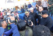 Hadapi El Nino, Mentan SYL Dorong Provinsi NTB Jadi Penyangga Pangan Indonesia Timur FOTO: Menteri Pertanian Syahrul Yasin Limpo saat rapat koordinasi gerakan nasional penanganan el nino di Kota Mataram, Sabtu, 12 Agustus 2023.