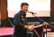 Mentan SYL Dorong Kalsel Antisipasi Dampak El Nino untuk Penopang Pangan Nasional FOTO: Menteri Pertanian Syahrul Yasin Limpo pada Rapat Koordinasi (Rakor) Antisipasi Dampak El Nino Provinsi Kalsel di Banjarmasin, Jumat (11/8/2023).